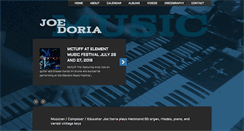 Desktop Screenshot of joedoriamusic.com